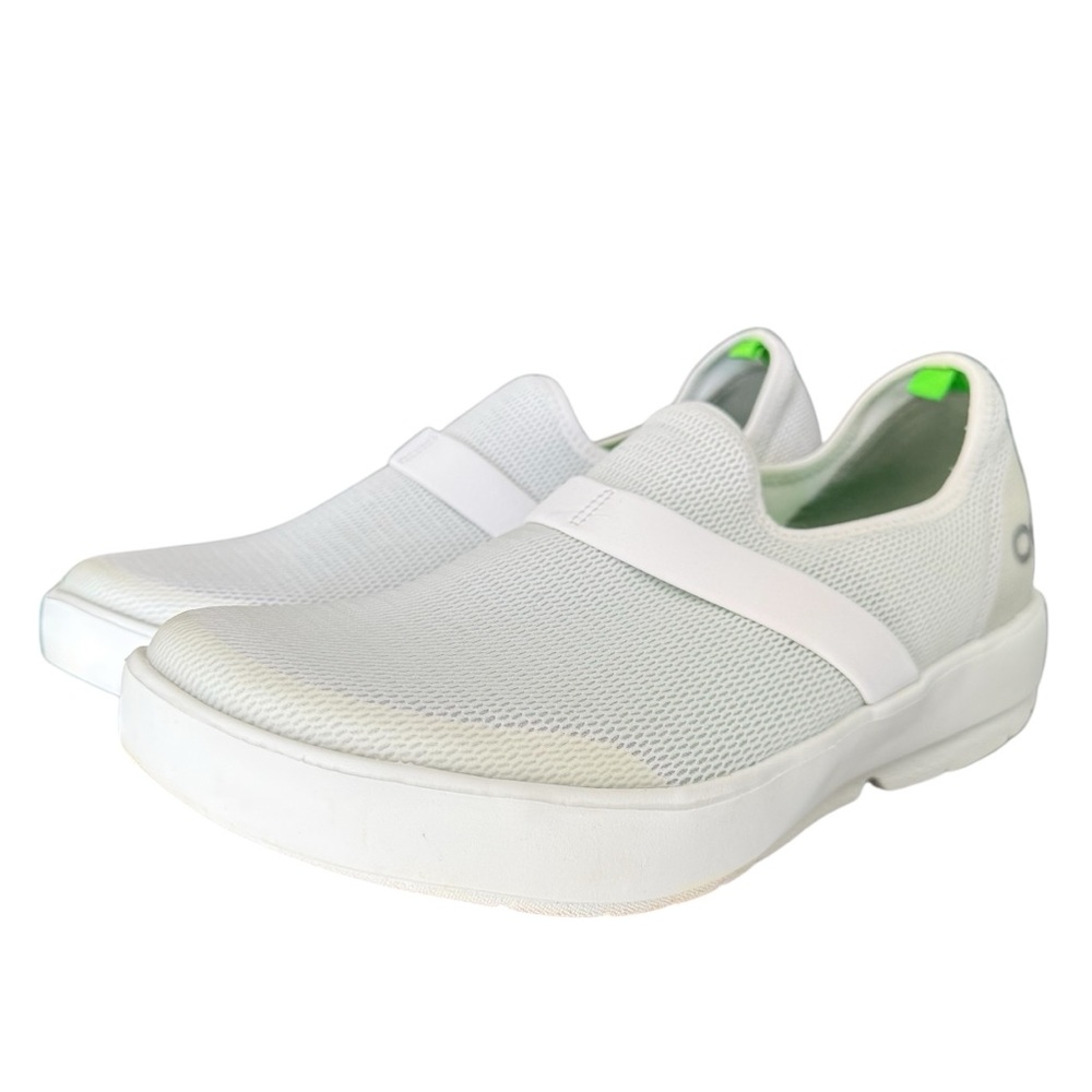 OOFOS Oomg Low‎ Mesh White US Women's Size 10